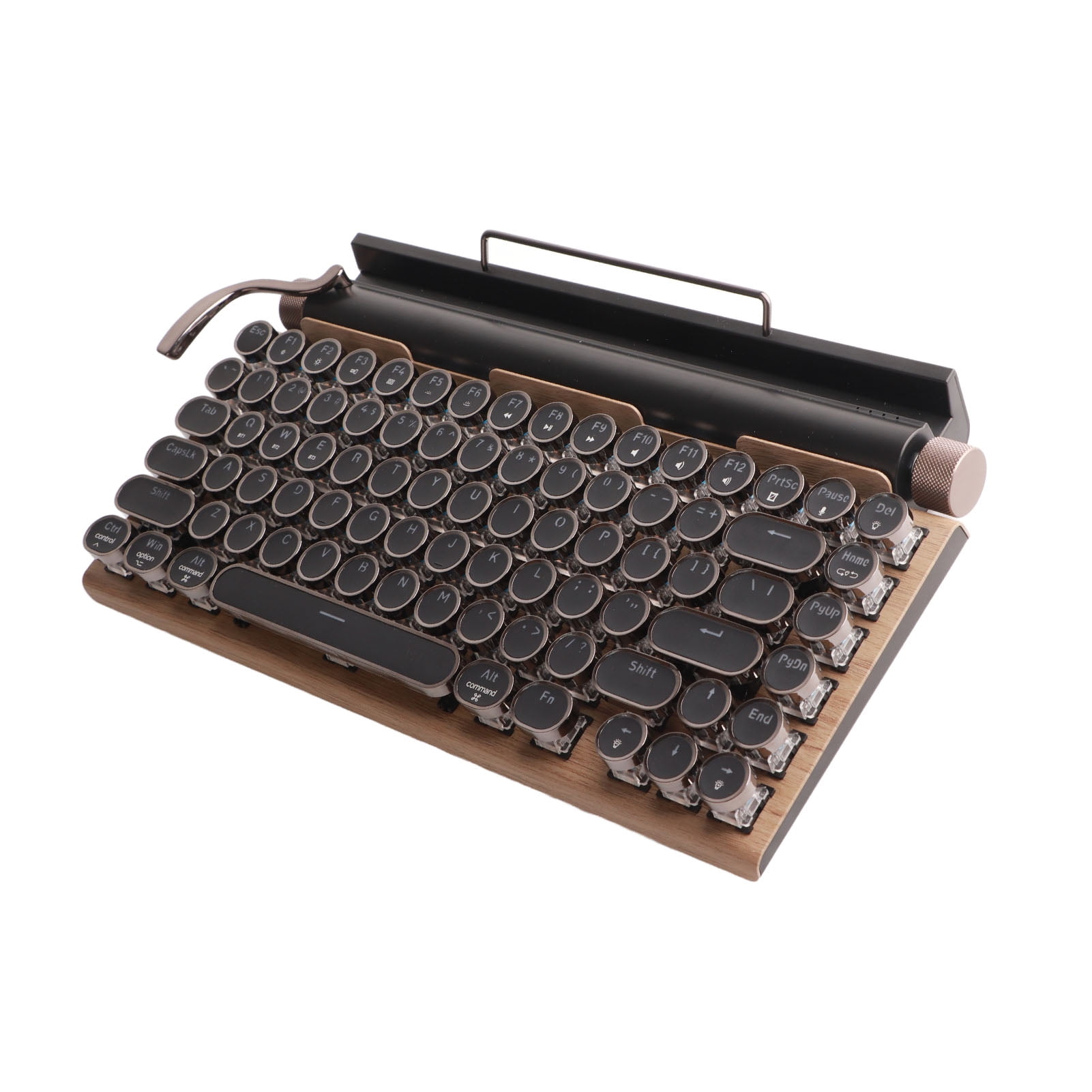 Typewriter Keyboard, Scratch 83 Keys 2000mAh Lithium Battery Waterproof ...