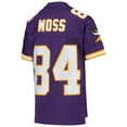 thumbnail image 3 of Youth Mitchell & Ness Randy Moss Purple Minnesota Vikings 1998 Legacy Retired Player Jersey, 3 of 3