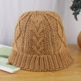 thumbnail image 6 of CoCopeaunts Knit Beanie Winter Hat Thermal Thick Fleece Snow Solid Color Bucket Hat for Men and Women Keep Warm Autumn Winter, 6 of 8
