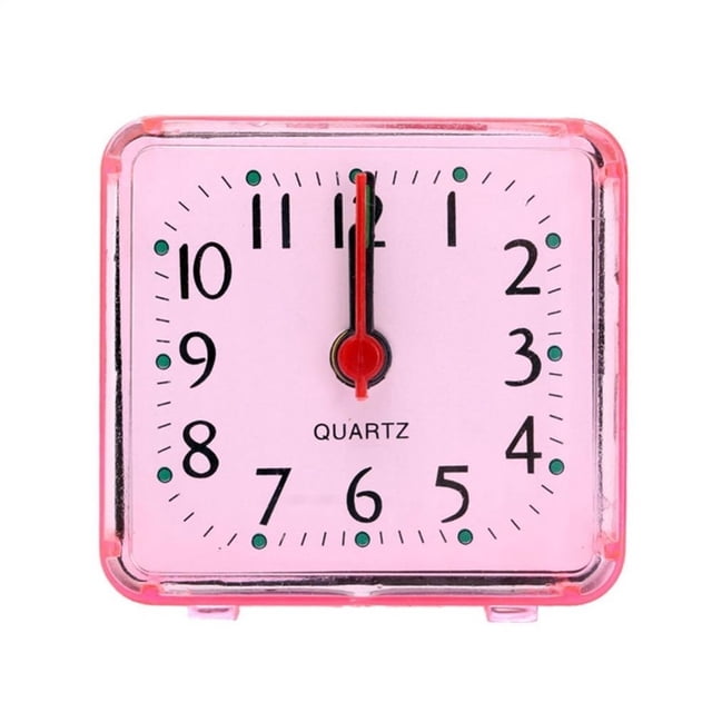 Reloj despertador silencioso sin tictac, fácil de configurar, reloj de mesa de cuarzo for personas mayores que duermen profundamente en el dormitorio o la oficina.