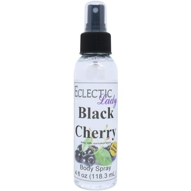 Black Cherry Body Spray, Eclectic Lady, Hydrating Mist, Unisex (Double Strength), 4 oz