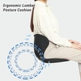 thumbnail image 3 of Silla De Apoyo Lumbar Suave Y Transpirable Con Forma De Pétalo Para Silla De Oficina, 3 of 7