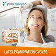 thumbnail image 2 of 100 PlastCare USA Latex (Powder Free) Exam Disposable Gloves (Medium), 2 of 6