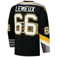 thumbnail image 3 of Men's Mario Lemieux Black Pittsburgh Penguins 1996-97 Power Play Jersey, 3 of 7