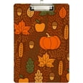 thumbnail image 2 of FMSHPON Pumpkins Wheat Clipboard Hardboard Wood Nursing Clip Board and Pull for Standard A4 Letter 13x9 inches, 2 of 8