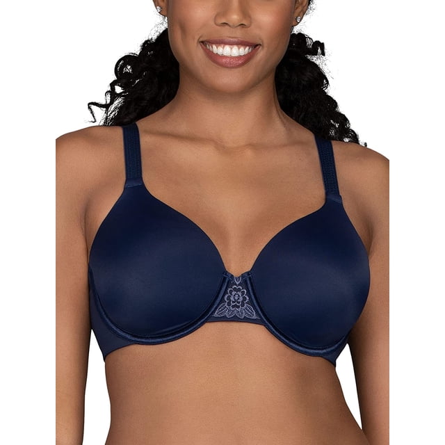Vanity Fair Womens Beauty Back Full Figure Underwire Bra, 42C, Ghost Navy