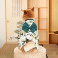 thumbnail image 3 of Abrigo tipo kimono fino de estilo japonés para perros y gatos, ropa de verano para mascotas, estampado bonito con lazo, atuendo para gatitos esfinge, 3 of 5