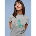 thumbnail image 2 of Great Britain Tourist Map T-Shirt Women -Image by Shutterstock, Female Small, 2 of 4