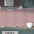 thumbnail image 2 of Walplus Peel and Stick Backsplash Shimmering Rose Honeycomb Hexa Wall Tile Decals 36 Pcs 12" x 6", 2 of 3