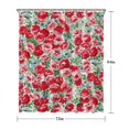 thumbnail image 5 of Pioneer Flower Floral Print Pattern Shower Curtain 72"x84" ,Bathroom Decorative Shower Curtains Set with 12 Hooks,Modern Waterproof Washable Shower Curtain, 5 of 6