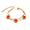 red, variant on 18K Gold Plated Titanium Steel Four-Leaf Clover Bracelet, Elegant Lucky Charm Bangle for Women, Tarnish-Resistant Waterproof Dainty Jewelry for Daily Wear, Anniversary and Wedding Guest Gift