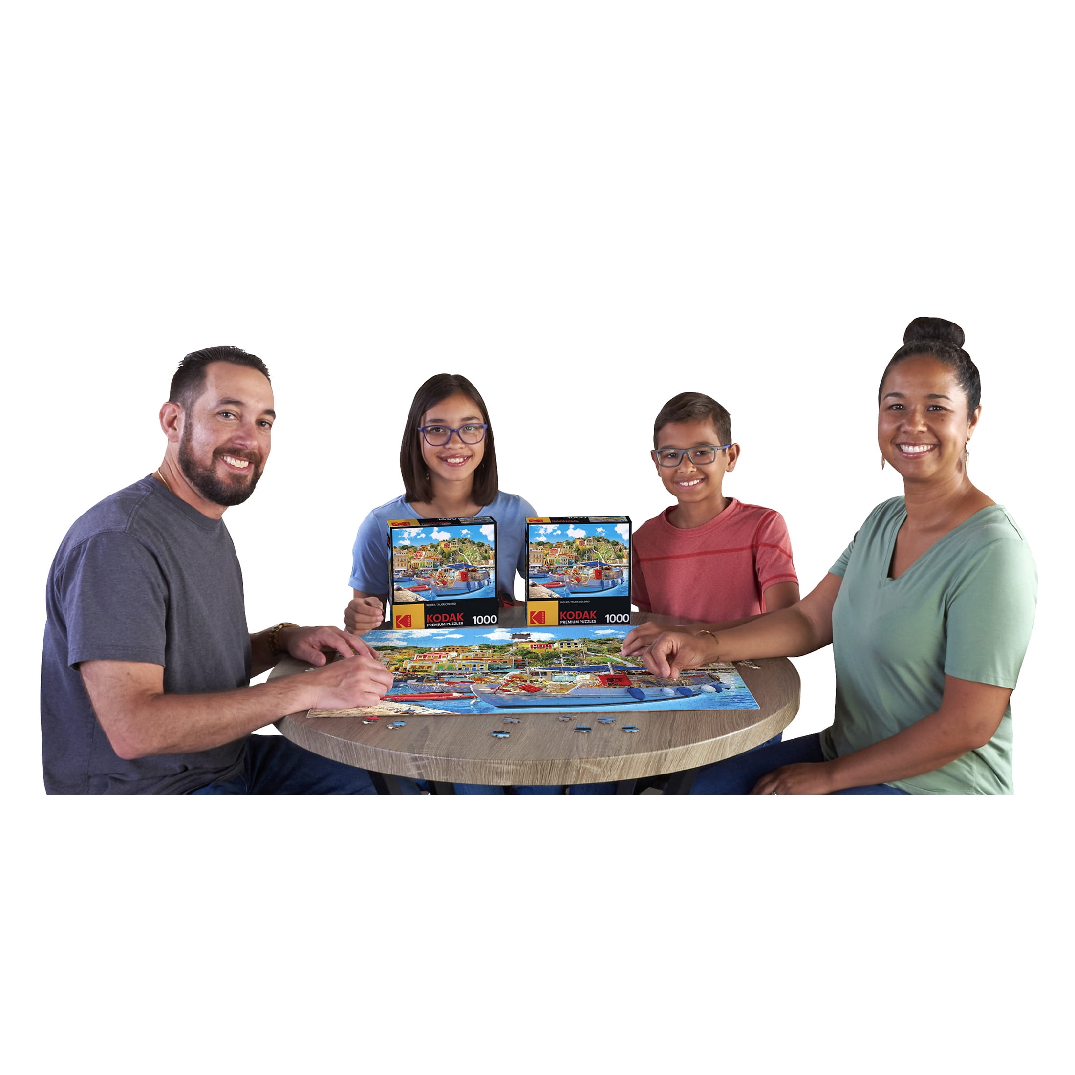 Cra-Z-Art Kodak 1000-Piece Jigsaw Puzzle, Boats in the Harbor
