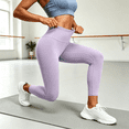 thumbnail image 2 of ATENAR Leggings for Women,Womens Leggings,Butt Lifting,Butt Lifting,Breathable,Cozy,Purple,2XL, 2 of 7