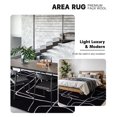 thumbnail image 2 of YIHOUSE Abstract Area Rugs 5x7 for Living Room Bedroom, Machine Washable Rug,Low-Pile Floor Carpet with Non Slip Ultra-Thin Rug for Dining Nursery Laundry Room, Dark, 2 of 6