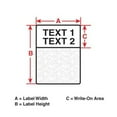 thumbnail image 2 of Brady B-427 - Vinyl - white, translucent - 1.5 in x 6 in 40 label(s) (1 roll(s) x 40 labels - for Brady BMP51, BMP51 Voice and Data Communications Starter Kit, BMP53, 2 of 2