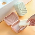 thumbnail image 2 of FNGZ Soap Travel Case,Soap Dish,Sealed and Covered Soap Box Travel Lock Soap Box Toilet Soap Holder Bathroom and Creative Soap Rack,Soap Holder 12x8.5x6cm, 2 of 4