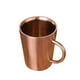 thumbnail image 5 of Injueey Diseño de asa para beber Cerveza Taza Agua Té Taza de café Aire libre Doble pared Acero inoxidable Café Viaje Leche Jarra Oro rosa 2piezas, 5 of 6