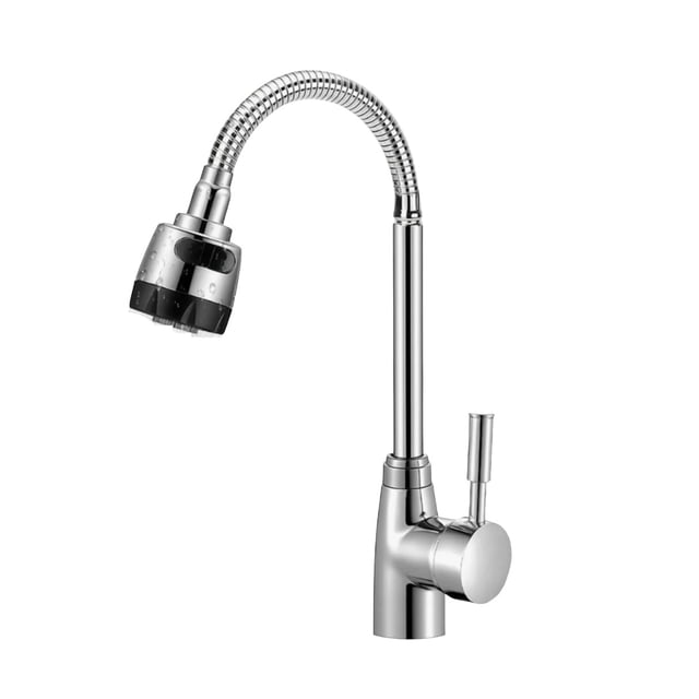 Grifo Xtellar Llave Monomando Tarja De Cocina Para Fregadero Color Plateado