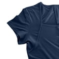 thumbnail image 5 of NMMUED Rompers for Women Workout Seamless Romper Yoga One Piece Tank Tops Jumpsuits Short Sleeve Tummy Control Rompers Navy L, 5 of 8