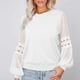 thumbnail image 1 of Jersey de manga larga para mujer, Camiseta de manga larga para mujer, Jersey de manga larga para mujer, Top con manga farol, el mejor de su clase, 1 of 5