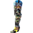 thumbnail image 5 of Cape Robbin Kelsey-21 Blue Multi Block Heel Over The Knee Western Fashion Boots (Blue Multi, 8), 5 of 5