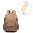 thumbnail image 3 of serony 6x Zipper Pull Tab Fixer Zipper Tags Leather DIY Craft for Boot Bag Backpack Beige, 3 of 8