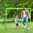 thumbnail image 5 of Kids Soccer Goal for Backyard Set - 2 Set of 6X4 / 4X3 ft Toddler Soccer Nets Training Equipment, Soccer Ball, Pop Up Portable Soccer Set for Kids and Youth Games and Training Goals Ages 3-16 Gift, 5 of 7
