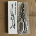 thumbnail image 6 of Heavy Duty Stainless Steel Kitchen Scissors with Automatic Rebound, Multi-Functional Food Shears for Cutting Meat, Chicken, Vegetables, Bottle Opener and Fish Scale Scraper, Ergonomic Handle, 6 of 8