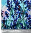 thumbnail image 3 of oneOone Polyester Lycra Fabric Watercolor Flower Panel Printed Craft Fabric BTY 56 Inch Wide, 3 of 3
