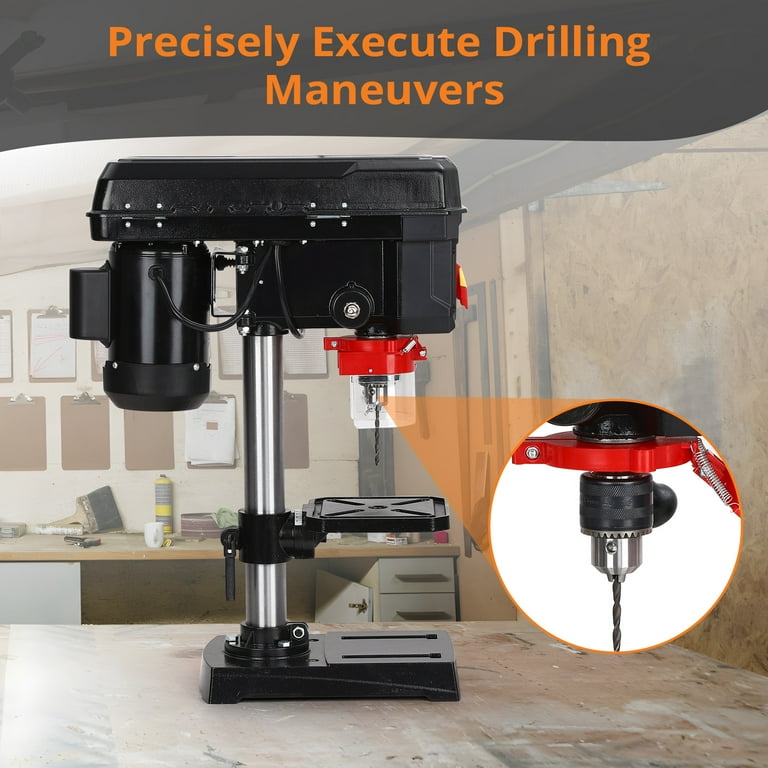 WhizMax Benchtop Drill Press 2.5Amp Benchtop Drill Machine with 5