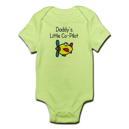 CafePress - Daddy's Little Co-Pilot Baby Bodysuit - Baby Light Bodysuit