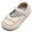 Beige, variant on SYMSHOES Girls Brown Mary Jane Shoes | Kids to Big Kids Dress Shoes with Adjustable Strap & Bow for Party & Everyday,Size 10