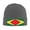 Deep Heather, variant on Guyana Flag Winter Beanie Hats for Men Women Warm Cozy Knitted Cuffed Skull Cap Navy Blue