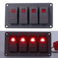 thumbnail image 3 of Rocker Switch, Stable Rocker Circuit Breaker, Practical PC Yachts  For Vehicles Ships, 3 of 8
