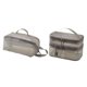 thumbnail image 2 of 2 piezas Bag de maquillaje de malla bolsita de doble capa multipropósito multipropósito con mango de maquillaje organizador de aseo para viaje de gris, 2 of 8