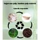 thumbnail image 5 of Fiudx Fiambrera Desechable, Material Biodegradable Ecológico, Diseño a Prueba de Fugas, Apta para Microondas, Ideal para Preparar Comidas, Llevar y Viajar. Juego de 2 Piezas, Tamaño 15 X 15 X 5,5 Cm., 5 of 7