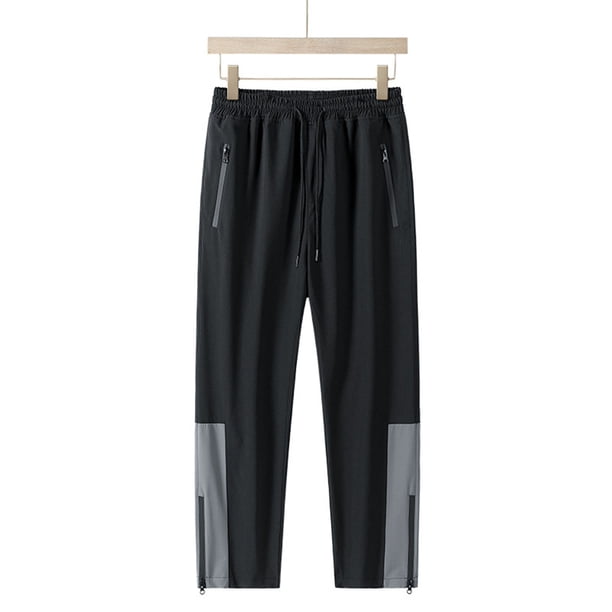 Ceisia Men's Spring Summer Outdoor Pants - Solid Gift Color Casual Fashion Straight-Leg Windbreaker Pants