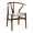 Walnut, variant on Polynices Wishbone Chair Natural Solid Wood Dining Chair/Hans Wegner Y Chair Rattan and Wood Accent Armrest Chairs - Ash Wood Chairs (Ash Wood + Natural Color)