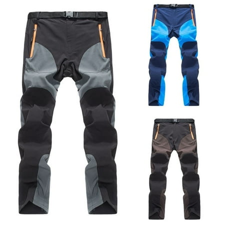 Casual Thin Mens Outdoor Sports Snowboard Pants Waterproof Hiking Trousers