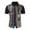 Multicolor, variant on Mens 70s 80s Shiny Sequin Shirts Metallic Party Costume Short Sleeve Button Down Shirts Funny Nightclub Tee Shirt