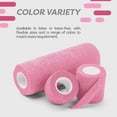 thumbnail image 6 of Dynarex Sensi-Wrap Self-Adhesive Bandages, 36-Pack, 2" x 5 yards, Pink, Latex, Colored Elastic Cohesive Athletic Tape, Tattoo Grip & Vet Wrap, 6 of 7