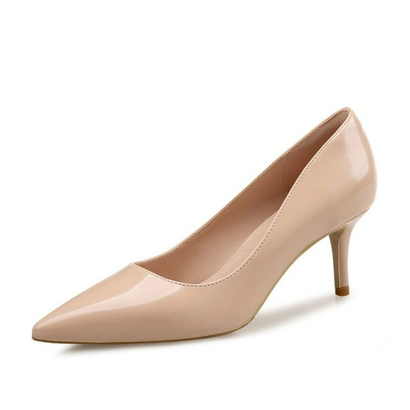 YCNYCHCHY New Style 2022 New Patent Leather Pointed Toe Thin High Heels Women Stiletto Black Red Work Pumps Hot Sale Woman Shoes