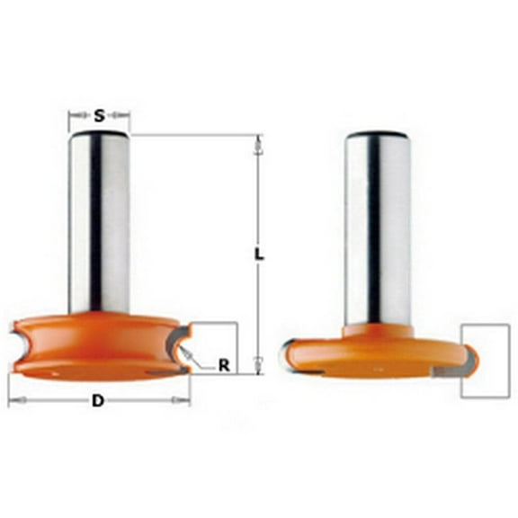 CMT Shank Carbide Tipped Flute and Bead Bit Set