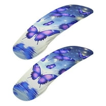 HELLHERO Butterfly Print Office Chair Armrest Covers Stretchable, Removable Armrest Protectors for Desk Chairs Computer Chairs Gaming Chair 2 Pcs