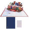 thumbnail image 1 of Tarjeta de Navidad 3D tarjetas de Papá Noel emergentes tarjetas de bendición invitaciones de fiesta de Navidad regalos tarjeta de felicitación de Año Nuevo tarjeta de regalo para niños postal, 1 of 4