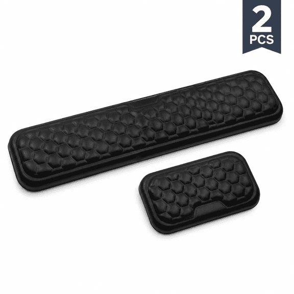 Kabuer Wrist Support Set, Wrist Rest for Keyboard and Mouse, Comfortable Arm Cushion for Desk Typing