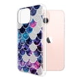 thumbnail image 2 of WIRESTER Clear/Silver Glitter Case, Sparkle Bling TPU Cover for Apple iPhone 13 6.1" 2021, Clear Ragged Mosaic Mermaid Scales, 2 of 3