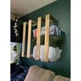 thumbnail image 1 of Stumps Custom Wood Organize Your Space with the Fatboy Blanket Holder - Neatly Store Your Throws and Quilts Length 36 inches Weathered Grey, 1 of 1