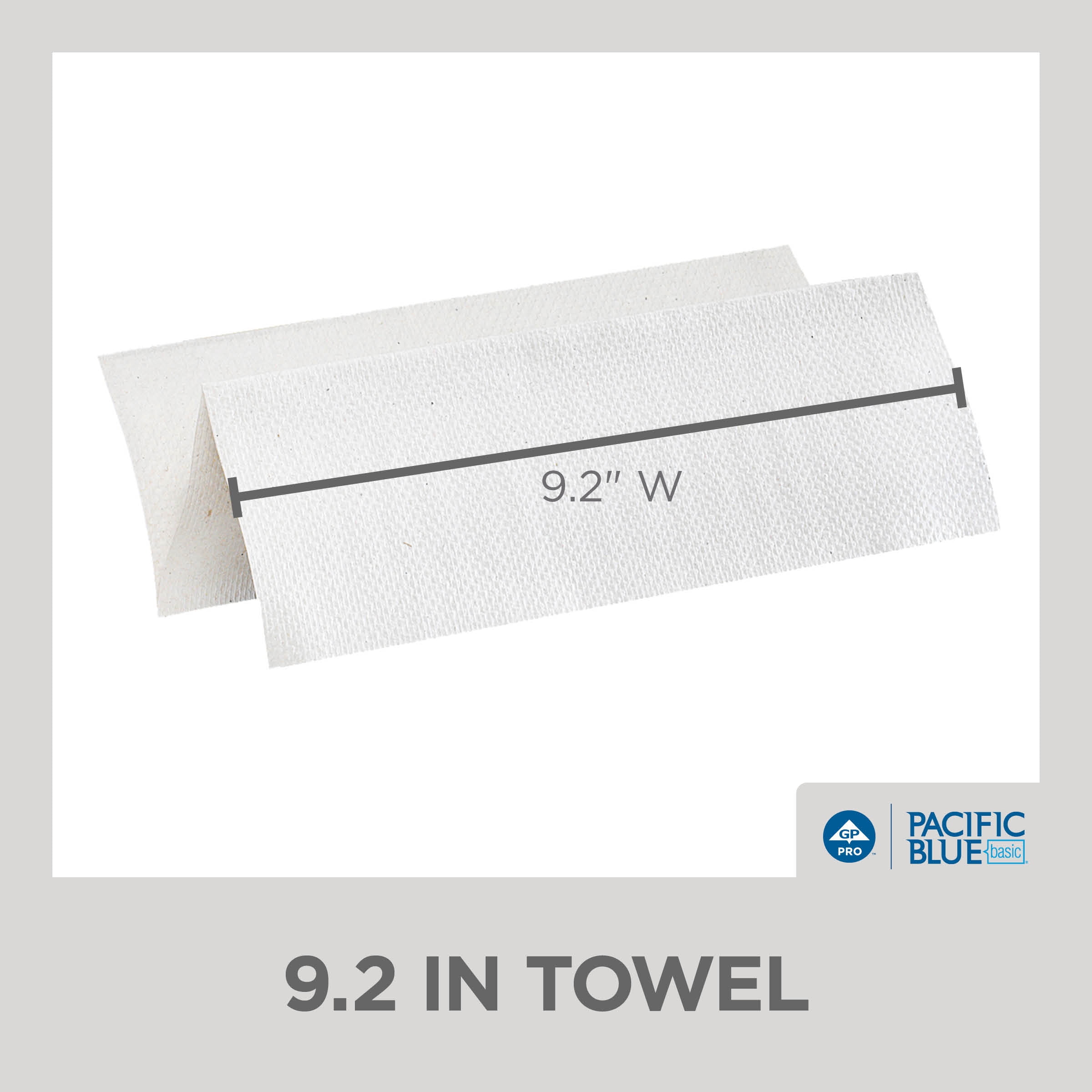 Pacific Blue Basic® Multifold Paper Towels by GP PRO (Georgia-Pacific), White, 4,000 Towels Per Case