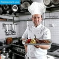 thumbnail image 3 of 3Pcs Chef Hat，Adjustable Elastic Washable Dustproof Anti-Fume Kitchen Cooking Chef Cap, 3 of 6